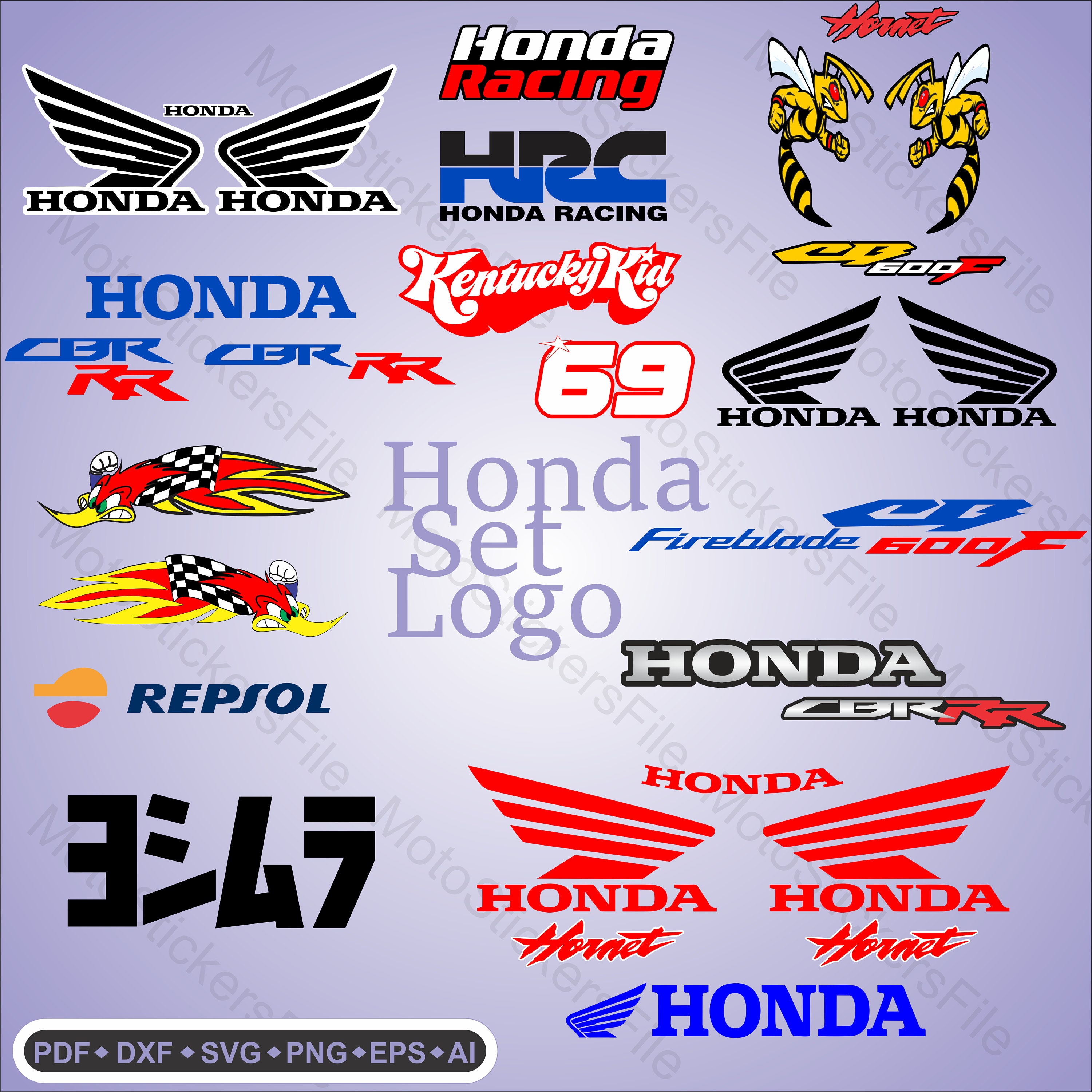 Fichier numérique design graphiques Honda Motorcycle logo - Etsy France