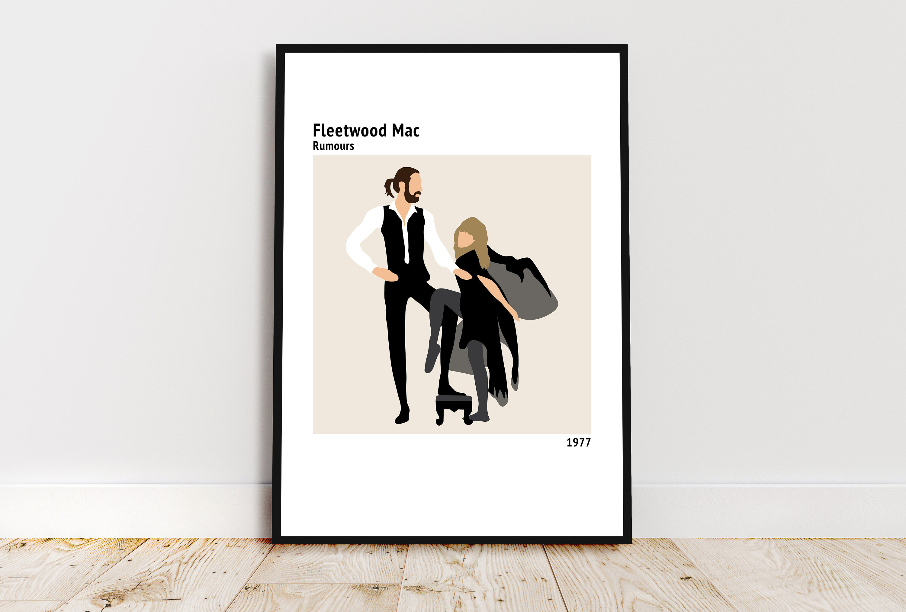 Fleetwood Mac Album Print A3 Music Poster Rumours