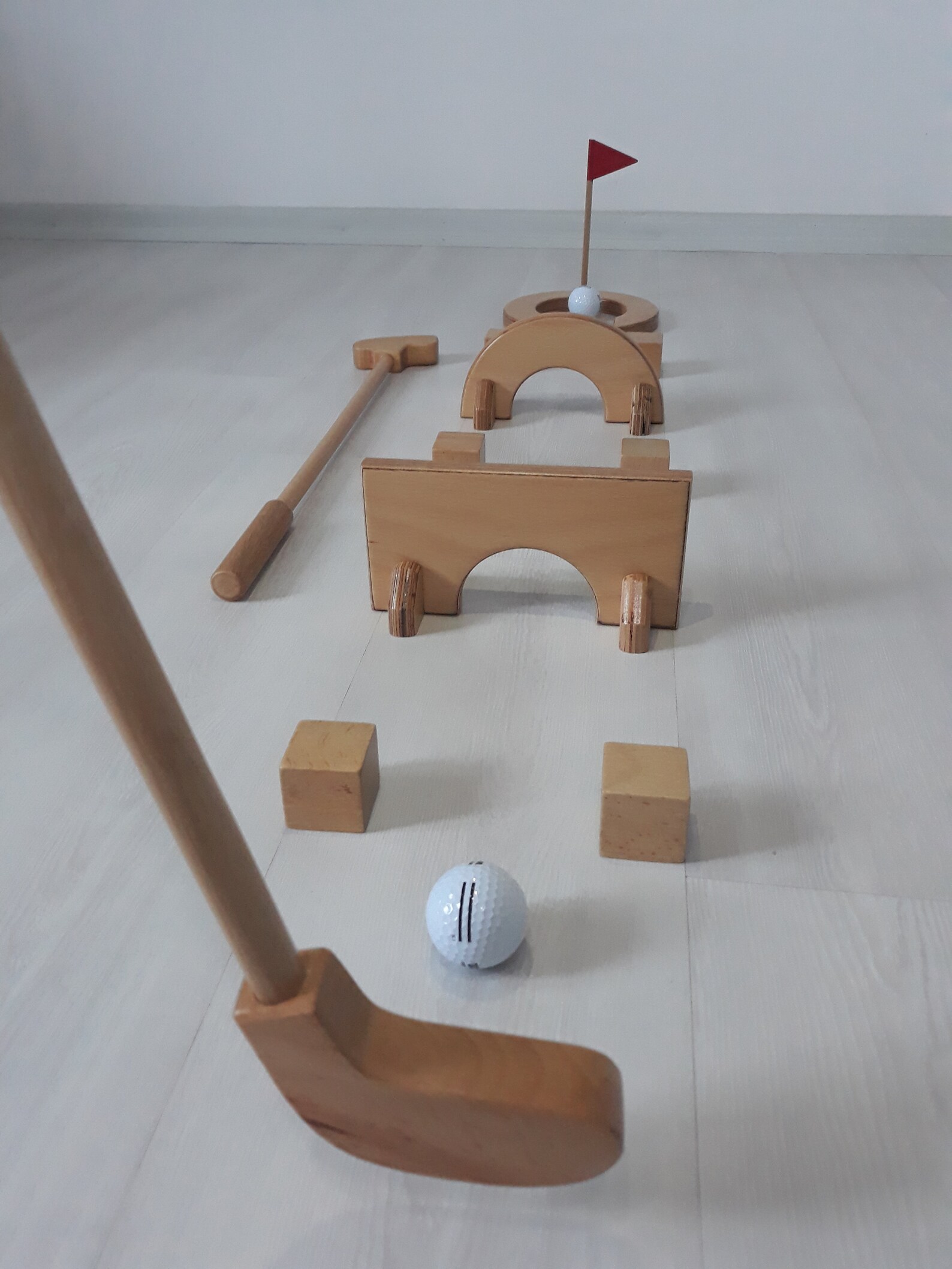 Wooden Golf Set Toy Mini Golf Set For Kids Etsy