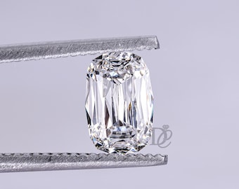 Criss-Cut Lab Grown Diamond,2.75 CT E/VVS1 IGI Certified Loose Lab Created Diamond For Custom Engagement Ring,Wedding Ring,Fancy Cut Diamond