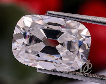 1 To 5 CT D White Color Old Mine Elongated Cushion Shape Loose Moissanite For Custom Ring,Earring Pendant,Antique diamond for vintage ring
