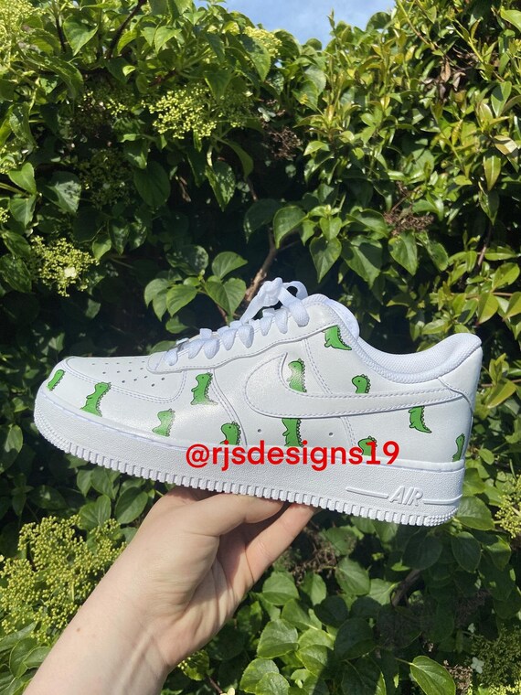 custom dinosaur air force 1