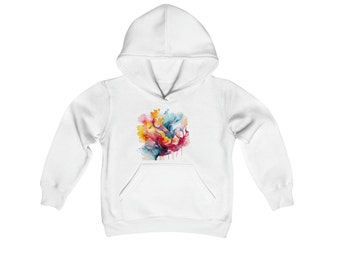 Youth Heavy Blend Hooded Sweatshirt, Childrens Hoodie, Kids Clothing, Toddler Sweatshirt