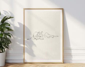 Regalo per pastore tedesco, regalo per amanti dei cani, ritratto di animale domestico, regalo per mamma di cane, regalo per papà di cane, stampa artistica, arte del pastore tedesco