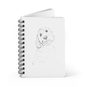 Quaderno con motivo Cockapoo, regalo per amanti dei cani, idea regalo per il compleanno di una mamma di cani, appunti a spirale