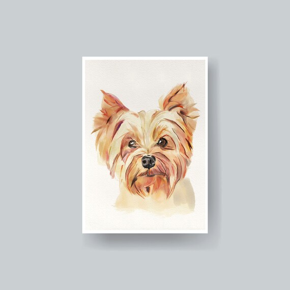 Yorkie Umbrella - Watercolor Yorkie Umbrella - Watercolor