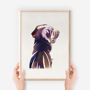 Labrador Retriever Printable Wall Art, Dog Lover Gift, Digital Download, Pet Memorial Gift, Instant Download, Dog Mom Gift, Pet Portrait
