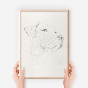 Rhodesian Ridgeback Dog Lover Gift, Pet Portrait, Rhodesian Ridgeback Print, Pet Memorial Gift, Dog Mom Gift, Dog Dad Gift, Wall Art Prints