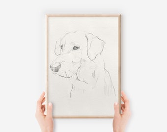 Labrador Retriever | Lab Retriever | Labrador Retriever art print | Black Labrador Retriever | Labrador Retriever Drawing | Dog drawing|Dogs