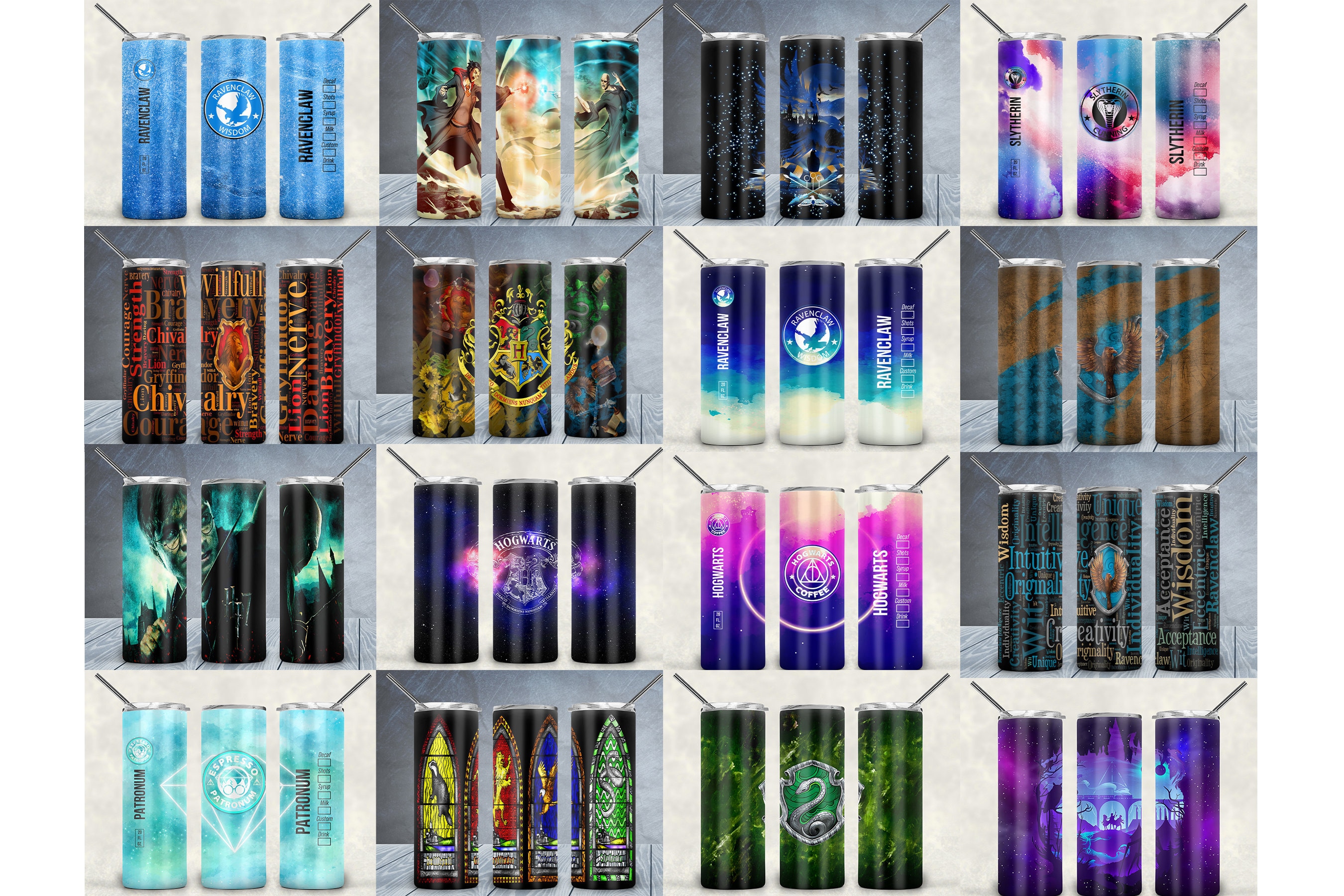 110+ HP Tumbler Bundle, Actual High Quality, PNG File Digital Download, Use with Photoshop,  Canva, graphic programs