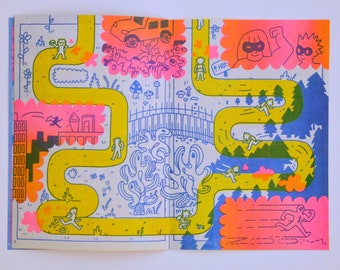 Risograph zine "PLAY"