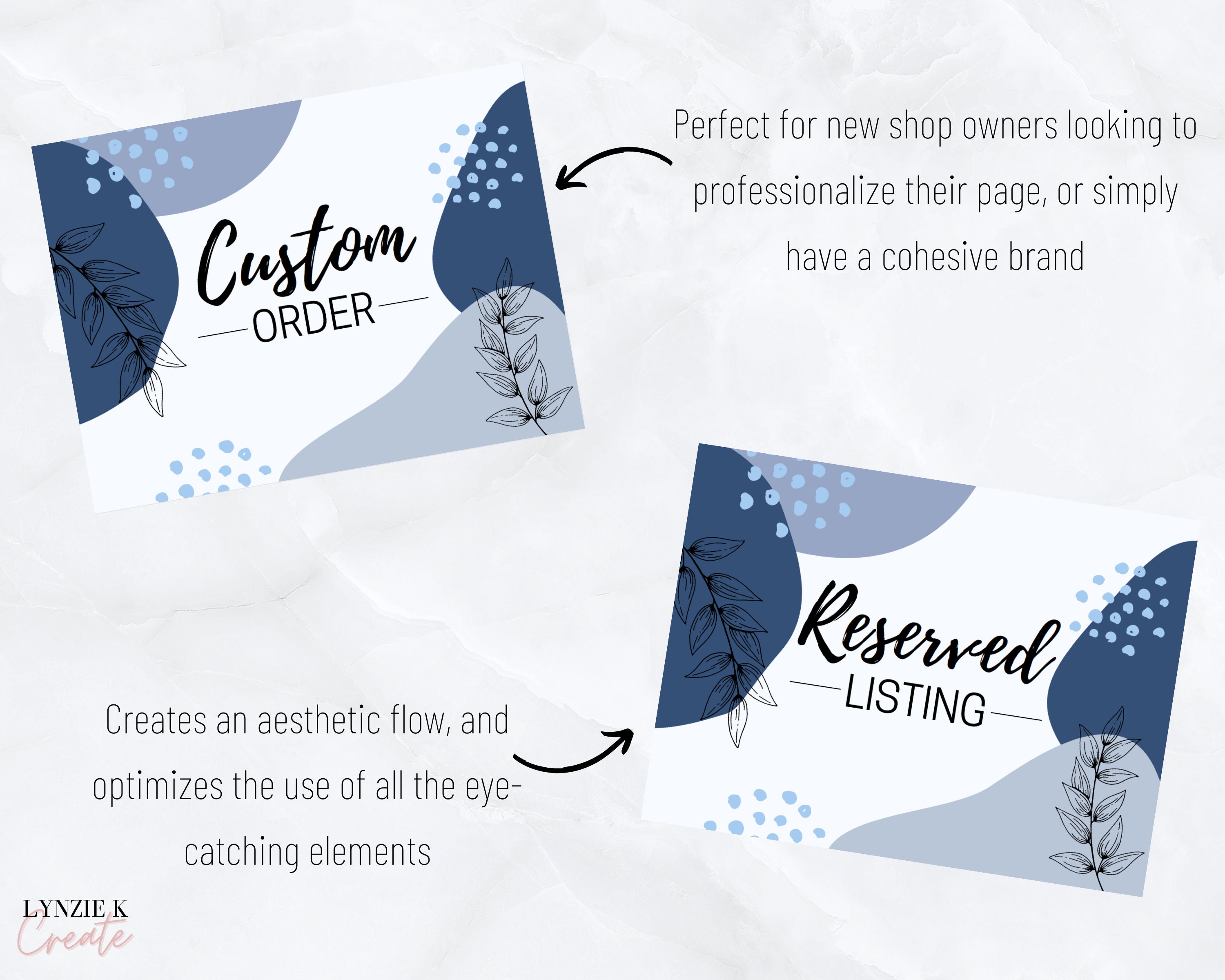 Etsy Shop Set Etsy Banner Branding Kit Etsy Branding Set Etsy Branding