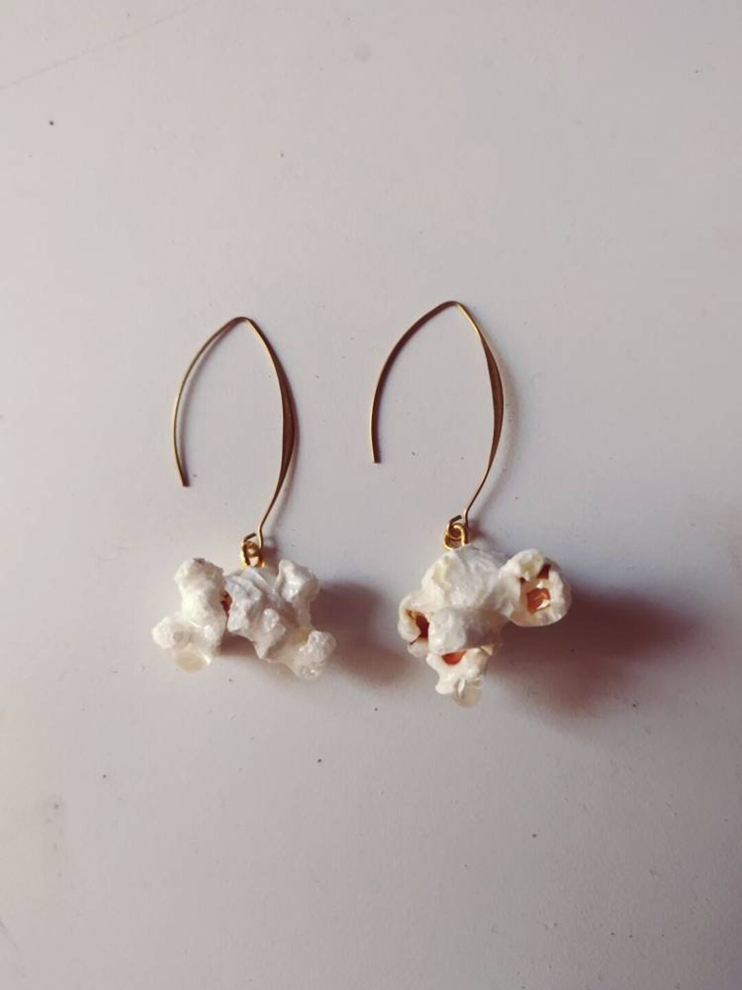 Pendant Earrings Popcorn Earrings Extravagant Earrings Etsy UK
