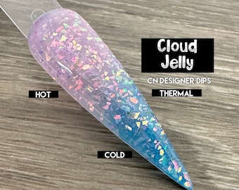 Cloud Jelly- polvo de inmersión, polvo de inmersión para uñas, polvo de inmersión para uñas, polvo de inmersión térmica, polvo de inmersión, uñas, uñas, acrílico, uñas, polvo de inmersión