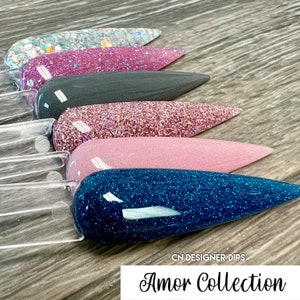 Amor Collection - dip powder, dip powder for nails, nail dip, dip nail, glitter dip powder, dip powders, dip nail powder, nail dips, nails