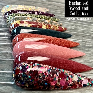 Enchanted Woodland Collection- dip powder, dip powder for nails, nail dip, dip powders, acrylic powder, acrylic, nail, nails, dip nails