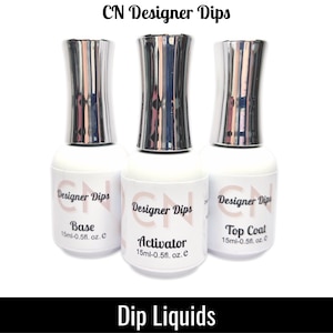 Dip Liquids- dip base, dip activator, dip top, dip liquid, dip nail, dip powder, dip powder for nails, dip powder kit, nail, nails, nail dip