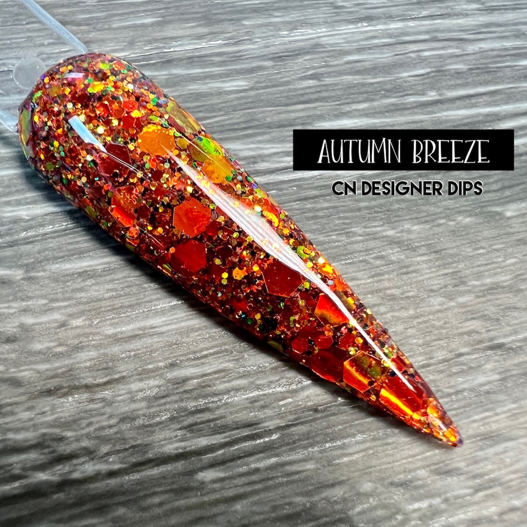 Autumn Breeze- Dip Powder, Dip Powder for Nails, Acrylic, Fall, Autumn ...