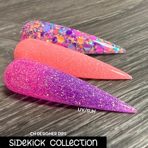 Sidekick Change Color Sidekick Collection- Dip Powder, Dip Powder for Nails, Acrylic, Bright ...