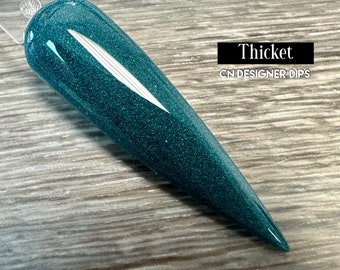 Thicket - trempette en poudre, poudre pour ongles, acrylique, Noël, automne, automne, vert, chatoyant