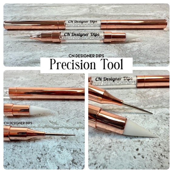 Precision Tool Nail Precision Tool, Cuticle Cleanup Tool, Clean up Tool,  Silicone Tip, Nail Tool, Pointed Nail Tool, Cuticle Tool 