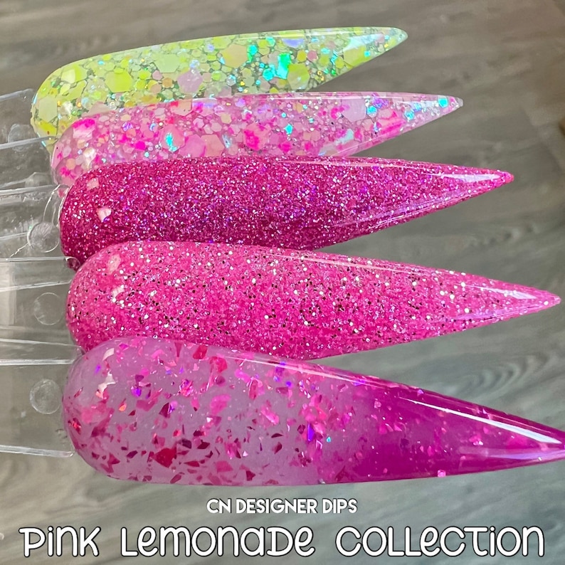 Pink Lemonade Collection- Dip Powder, Dip Powder for Nails, Acrylic ...