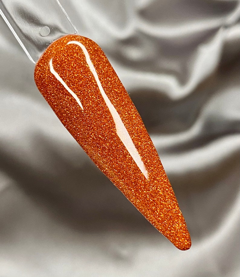 Cider dip powder dip powder for nails orange dip powder Etsy