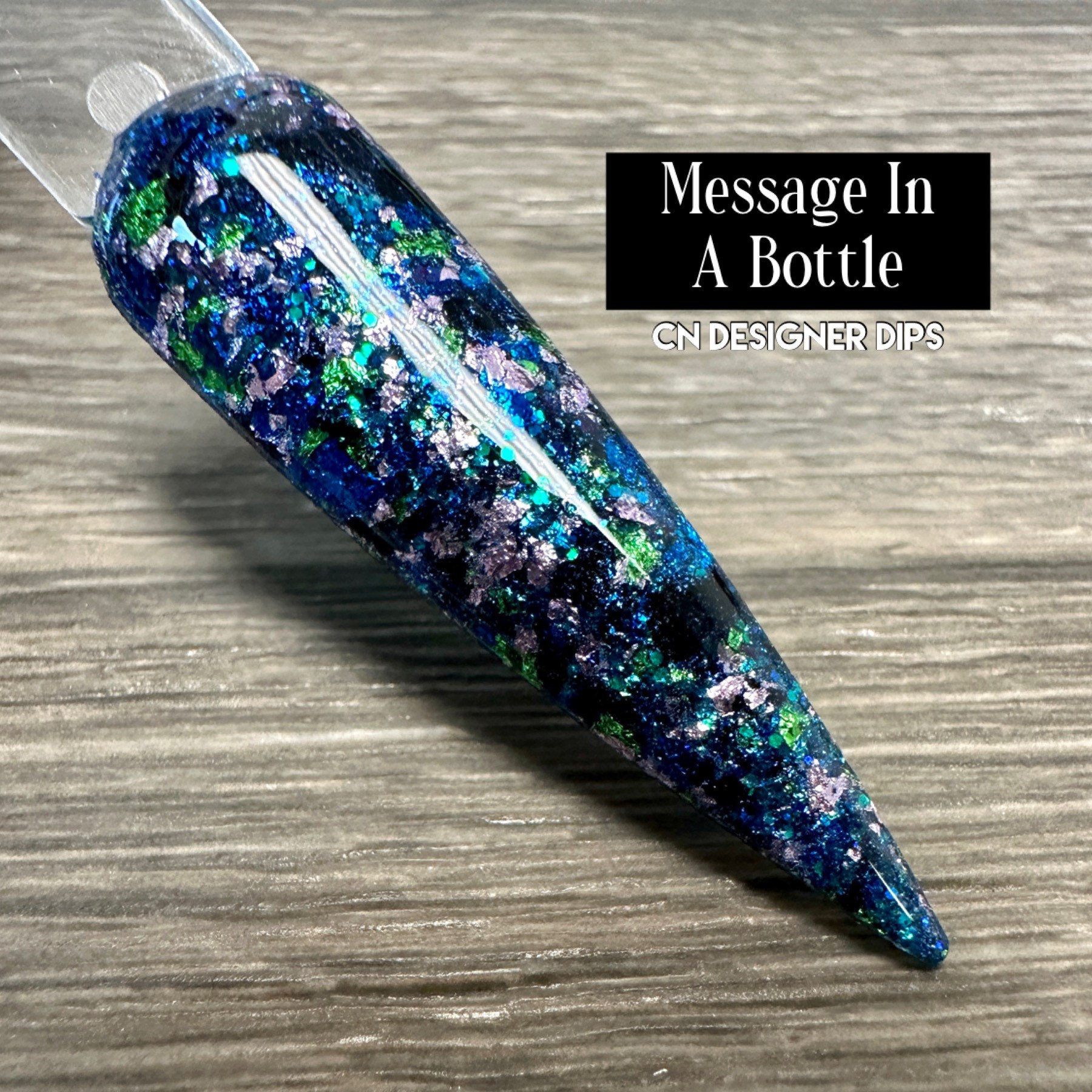 Message In A Bottle RETIRING- dip powder, dip powder for nails, nail dip, dip powders, dip nail powder, nail art, acrylic, nails, nail