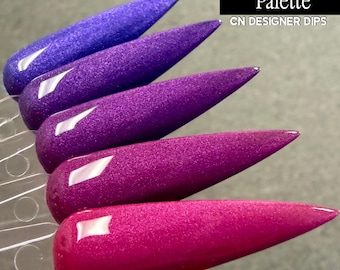 Berrylicious Palette- dip powder, dip powder for nails, acrylic, gradient, tonal, shimmer, *read description*