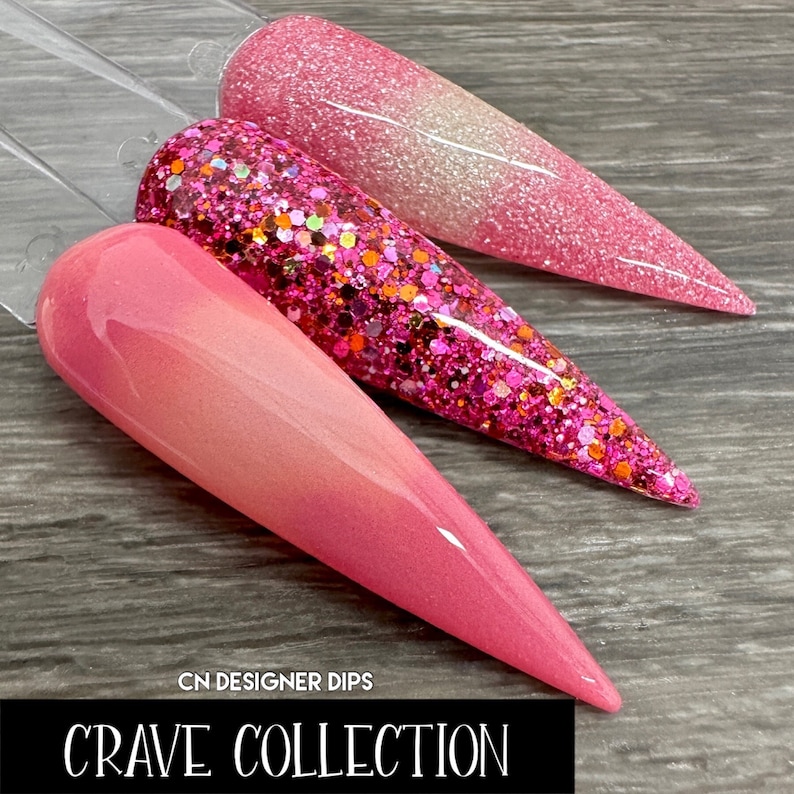 Crave Collection dip powder, dip powder for nails, dip nail powder, nail dip powder, dipping powder, nail dip, dip nail, nail powder, dip image 2