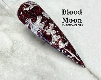 Blood Moon- dip powder, dip powder for nails, nail dip powder, nail dip, dip nail, dip powders, dip nail powder, acrylic, nails, nail, dip