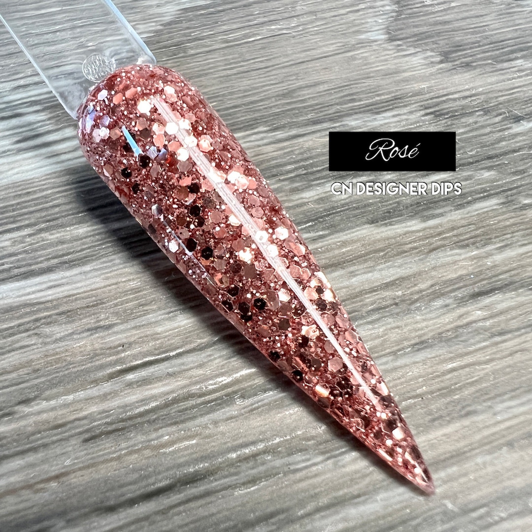 Rosé Dip Powder, Rose Gold Dip Powder, Dip Powder for Nails, Dip Nail