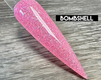 Bombshell- dip powder, dip powder for nails, nail dip powder, dip nail powder, dip powder nails, nail dip, dip nail, acrylic, nail, nail