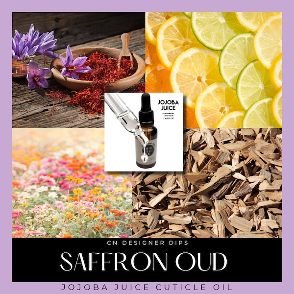 SAFFRON OUD- cuticle oil, body oil, nail oil, jojoba oil, manicure, nails, nail, body oils, cuticle, cuticle oils, oil, jojoba