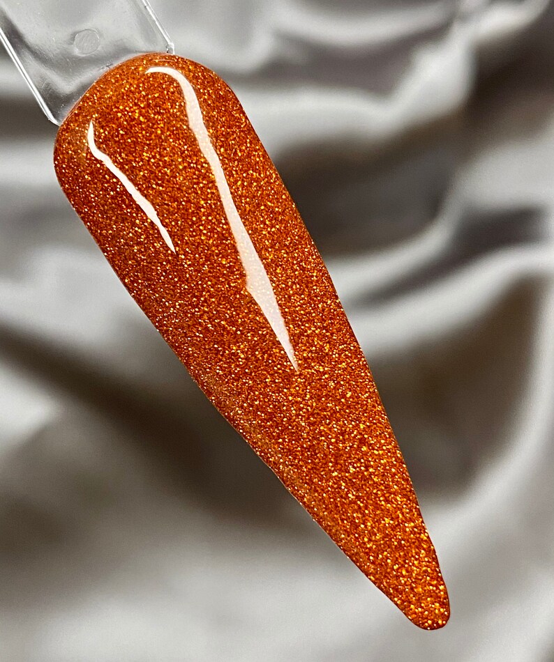 Cider dip powder dip powder for nails orange dip powder Etsy