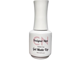 MATTE Gel Top Coat- HEMA & TPO Free, matte top coat, matte topcoat, matte gel, for nails