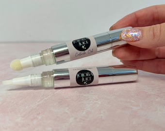 Cuticle Oil PEN- choose sponge or brush tip, Jojoba, Sweet Almond & Vitamin E, Nail Oil *choose your scent*