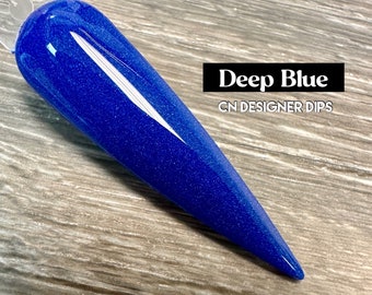 Deep Blue- dip powder, dip powder for nails, nail dip powder, dip nail, dip powders, dip nail powder, nails, acrylic nail, acrylic, nail