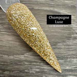 Champagne Luxe- dip powder, nail dip powder, dip powder for nails, dip nail powder, acrylic, acrylics, acrylic powder, nail, nails