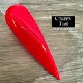 Cherry Tart- dip powder, dip powder for nails, acrylic, Christmas,  holiday, patriotic, summer, valentine, bright red, red, solid product logo
