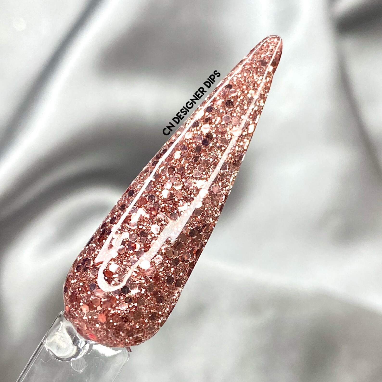 Rosé dip powder rose gold dip powder dip powder for nails Etsy