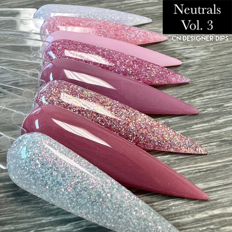 Neutrals Vol. 3 Dip Powder Dip Powder for Nails Dip Etsy