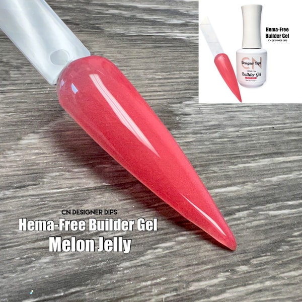 RETRAITE - Gel de construction MELON JELLY - Sans Hema, gel de construction, gel de construction en flacon, gels de construction, bgiab, biab, ongles, ongles en gel, gels, gel