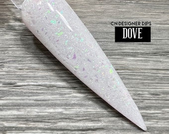 Dove- dip powder, dip powder for nails, glitter dip powder, dip nail powder, nail dip, nail dip powder, dip nail, dip powders, flake dip