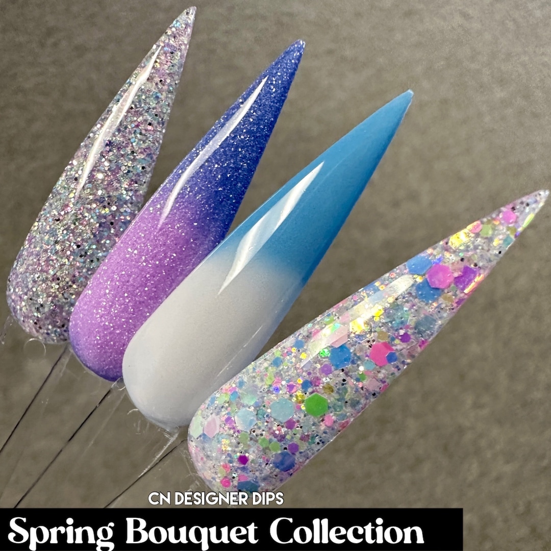 Spring Time Nails Powder. Dip Spring Bouquet Collection- Dip Powder, Dip Powder for Nails, Acrylic ...