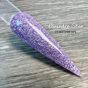 Lavender Star- dip powder, dip powder for nails, nail dip, dip powders, dip nail powder, glitter dip powder, acrylic, nails, acrylics