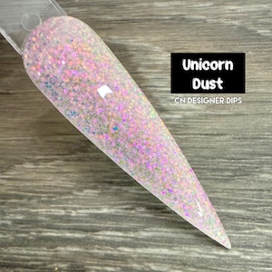 Unicorn Dust- dip powder, dip powder for nails, nail dip, dip powders, dip nail powder, glitter dip powder, acrylic, nails, acrylics