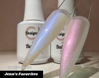 Paquete de geles constructores favoritos de Jenn: sin HEMA ni TPO, gel constructor en botella, esmalte de uñas en gel, gel constructor de uñas, para uñas