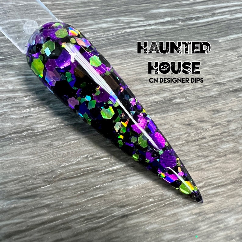 Haunted House-dippoeder, dippoeder voor nagels, nageldippoeder, nageldip, dipnagel, dippoeders, dipnagelpoeder, acryl, nagels, nagel afbeelding 1