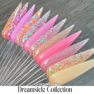 Dreamsicle Collection- dip powder, dip powder for nails, nail dip, dip powders, acrylic powder, acrylic, nail, nails, acrylics, dips, dip